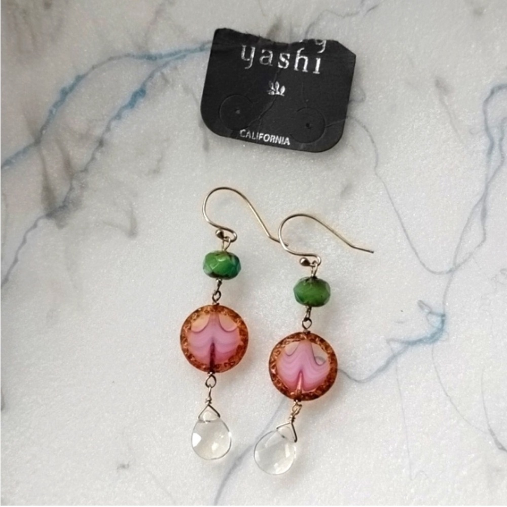 Rare Holly Yashi Clemintine Earrings.  Excellent condition.